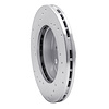 621-76043R Drilled Brake Rotor [Silver], 1990-1991 Lexus/Toyota/Scion, Position: Front Right - image 1
