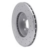 621-76044R Drilled Brake Rotor [Silver], 1990-1991 Lexus/Toyota/Scion, Position: Front Right - image 4