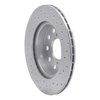 621-76048L Drilled Brake Rotor [Silver], 1991-1995 Lexus/Toyota/Scion, Position: Rear Left - image 3