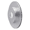 621-76048R Drilled Brake Rotor [Silver], 1991-1995 Lexus/Toyota/Scion, Position: Rear Right - image 1