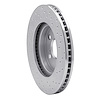 621-76075L Drilled Brake Rotor [Silver], 2002-2015 Lexus/Toyota/Scion, Position: Front Left - image 1