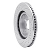 621-76080R Drilled Brake Rotor [Silver], 2006-2020 Multiple Makes/Models, Position: Front Right - image 1