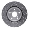 621-76080R Drilled Brake Rotor [Silver], 2006-2020 Multiple Makes/Models, Position: Front Right - image 2