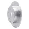 621-76084R Drilled Brake Rotor [Silver], 2009-2013 Multiple Makes/Models, Position: Rear Right - image 2