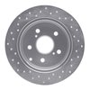 621-76084R Drilled Brake Rotor [Silver], 2009-2013 Multiple Makes/Models, Position: Rear Right - image 4