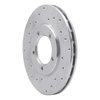 621-76094L Drilled Brake Rotor [Silver], 1979-1983 Lexus/Toyota/Scion, Position: Front Left - image 3