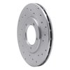 621-76094R Drilled Brake Rotor [Silver], 1979-1983 Lexus/Toyota/Scion, Position: Front Right - image 2