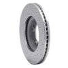 621-76096R Drilled Brake Rotor [Silver], 1984-1995 Lexus/Toyota/Scion, Position: Front Right - image 3