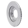 621-76099R Drilled Brake Rotor [Silver], 1976-1980 Lexus/Toyota/Scion, Position: Front Right - image 3