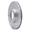 621-76106R Drilled Brake Rotor [Silver], 1989-2008 Lexus/Toyota/Scion, Position: Front Right - image 1