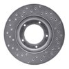 621-76106R Drilled Brake Rotor [Silver], 1989-2008 Lexus/Toyota/Scion, Position: Front Right - image 2