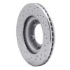 621-76106R Drilled Brake Rotor [Silver], 1989-2008 Lexus/Toyota/Scion, Position: Front Right - image 4