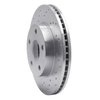 621-76111L Drilled Brake Rotor [Silver], 1991-1996 Lexus/Toyota/Scion, Position: Front Left - image 4