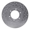 621-76115L Drilled Brake Rotor [Silver], 1991-1998 Lexus/Toyota/Scion, Position: Front Left - image 3