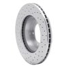621-76115R Drilled Brake Rotor [Silver], 1991-1998 Lexus/Toyota/Scion, Position: Front Right - image 3