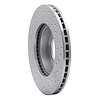 621-76119L Drilled Brake Rotor [Silver], 1993-1998 Lexus/Toyota/Scion, Position: Front Left - image 1