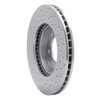 621-76119R Drilled Brake Rotor [Silver], 1993-1998 Lexus/Toyota/Scion, Position: Front Right - image 3