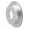 621-76137L Drilled Brake Rotor [Silver], Fits Select Lexus/Toyota/Scion, Position: Rear Left - image 4