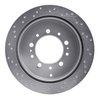 621-76137R Drilled Brake Rotor [Silver], Fits Select Lexus/Toyota/Scion, Position: Rear Right - image 3