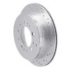 621-76137R Drilled Brake Rotor [Silver], Fits Select Lexus/Toyota/Scion, Position: Rear Right - image 4
