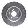 621-76153R Drilled Brake Rotor [Silver], Fits Select Lexus/Toyota/Scion, Position: Front Right - image 4
