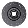 621-80006L Drilled Brake Rotor [Silver], 1984-1985 Ford/Lincoln/Mercury/Mazda, Position: Front Left - image 4