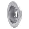 621-80020L Drilled Brake Rotor [Silver], 1988-1989 Ford/Lincoln/Mercury/Mazda, Position: Rear Left - image 3