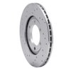 621-80056R Drilled Brake Rotor [Silver], 1986-1993 Ford/Lincoln/Mercury/Mazda, Position: Front Right - image 4