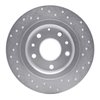 621-80075L Drilled Brake Rotor [Silver], 2016-2018 Ford/Lincoln/Mercury/Mazda, Position: Rear Left - image 3