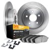 6212-42001 Brake Rotors w/Heavy-Duty Brake Pads Kit & Hardware, Fits Select Mopar, Position: Rear - image 2