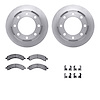6212-48038 Brake Rotors w/Heavy-Duty Brake Pads Kit & Hardware, 2003-2008 GM, Position: Rear - image 1