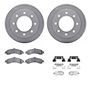 6212-48053 Brake Rotors w/Heavy-Duty Brake Pads Kit & Hardware, 2005-2005 GM, Position: Rear - image 1