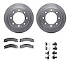 6212-48067 Brake Rotors w/Heavy-Duty Brake Pads Kit & Hardware, 2009-2020 GM, Position: Rear - image 1