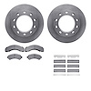 6212-48210 Brake Rotors w/Heavy-Duty Brake Pads Kit & Hardware, 1997-2005 Multiple Makes/Models, Position: Rear - image 1