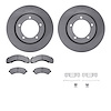 6212-48390 Brake Rotors w/Heavy-Duty Brake Pads Kit & Hardware, 1998-1999 GM, Position: Front - image 1