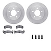 6212-56044 Brake Rotors w/Heavy-Duty Brake Pads Kit & Hardware, 1991-1994 Ford/Lincoln/Mercury/Mazda, Position: Front - image 1