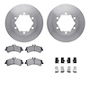 6212-63538 Brake Rotors w/Heavy-Duty Brake Pads Kit & Hardware, 2007-2018 Multiple Makes/Models, Position: Rear - image 1