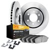 6212-67004 Brake Rotors w/Heavy-Duty Brake Pads Kit & Hardware, Fits Select Infiniti/Nissan, Position: Front - image 2