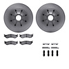 6212-99346 Brake Rotors w/Heavy-Duty Brake Pads Kit & Hardware, 2000-2004 Ford/Lincoln/Mercury/Mazda, Position: Front - image 1