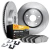 6212-99399 Brake Rotors w/Heavy-Duty Brake Pads Kit & Hardware, 1997-2004 Ford/Lincoln/Mercury/Mazda, Position: Front - image 2