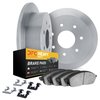 6212-99408 Brake Rotors w/Heavy-Duty Brake Pads Kit & Hardware, 1997-2004 Ford/Lincoln/Mercury/Mazda, Position: Rear - image 2