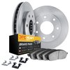 6212-99552 Brake Rotors w/Heavy-Duty Brake Pads Kit & Hardware, 2004-2008 Ford/Lincoln/Mercury/Mazda, Position: Front - image 2