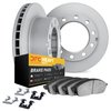 6212-99768 Brake Rotors w/Heavy-Duty Brake Pads Kit & Hardware, 2007-2019 Multiple Makes/Models, Position: Front, Rear - image 2