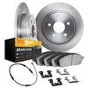 6222-40001 Brake Rotors w/Heavy-Duty Brake Pads/Sensor & Hardware Kit, 2002-2018 Multiple Makes/Models, Position: Rear - image 2