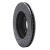 623-01010L Drilled Brake Rotor [Black], 2004-2010 Multiple Makes/Models, Position: Front Left - image 4