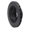 623-02015D Drilled Brake Rotor [Black], 1978-1989 Porsche, Position: Rear Left - image 2