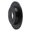 623-03041L Drilled Brake Rotor [Black], 2012-2021 Multiple Makes/Models, Position: Rear Left - image 3
