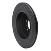 623-11016R Drilled Brake Rotor [Black], 2006-2012 Land Rover, Position: Rear Right - image 2
