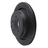 623-11016R Drilled Brake Rotor [Black], 2006-2012 Land Rover, Position: Rear Right - image 4