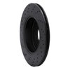 623-21039R Drilled Brake Rotor [Black], Fits Select Kia/Hyundai/Genesis, Position: Rear Right - image 3